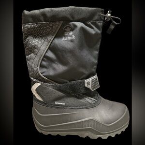 Kamik Black Insulated Snow/ Rain  Boot
